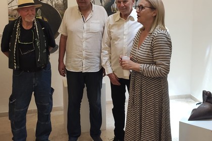Откриване на изложба на скулптора Момчил Цветков